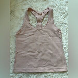 Lululemon Cool Racerback Tank Top Nulu, Pink Mist, 8